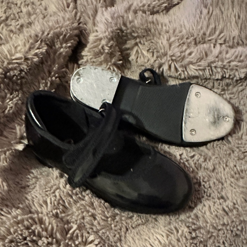 Girl’s Black Tap Dance Shoes